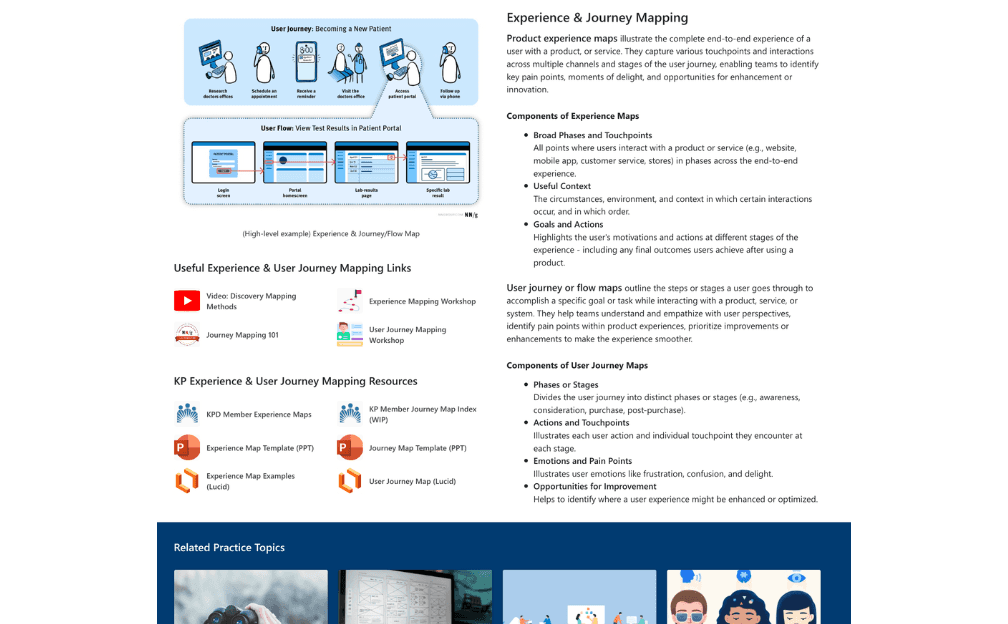 Building the Kaiser Permanente Product Practice Guide detail 3